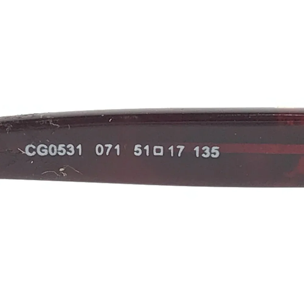 Covergirl Eyeglasses Frames CG0531 071 Bordeaux Red Tortoise Cat Eye 51-17-135